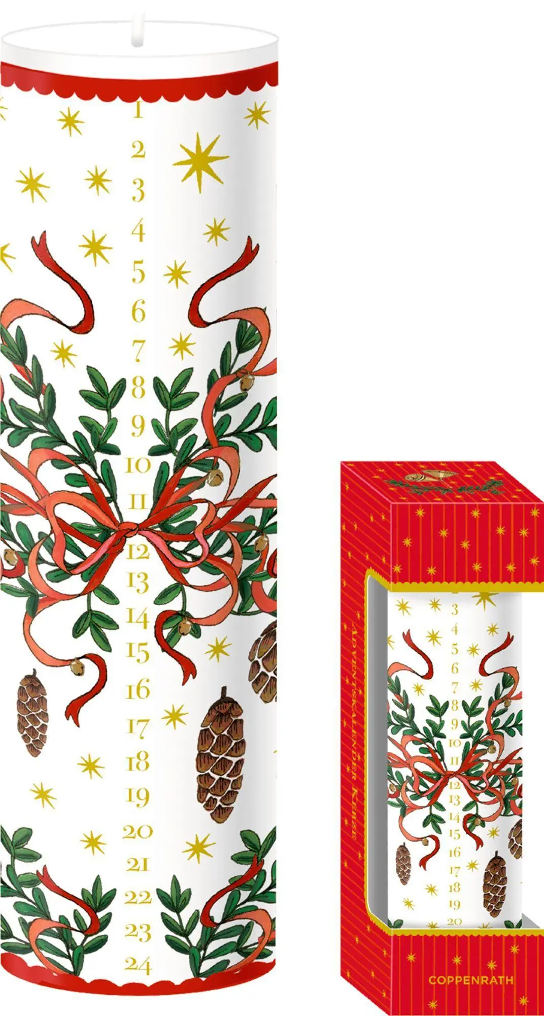 Cover: 4050003972718 | Adventskalender-Kerze - O du fröhlicher Advent! | Kalender | 1 S.