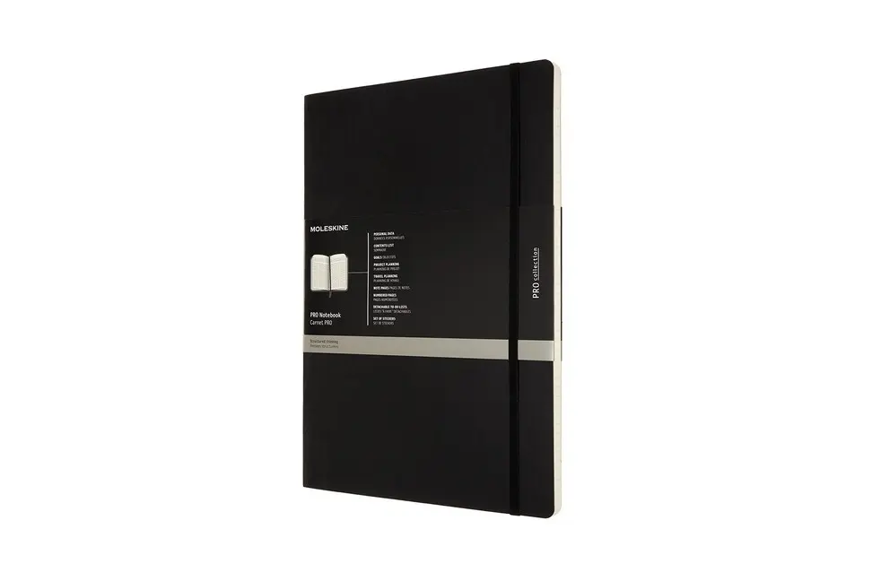 Cover: 8053853602718 | Moleskine Professionelles Notizbuch A4, Soft Cover, Schwarz | Buch