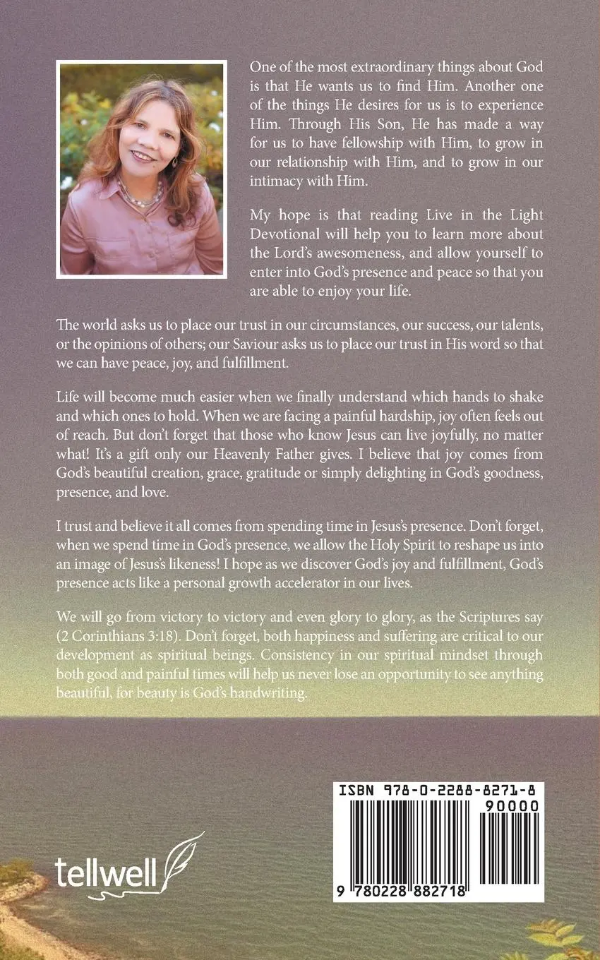 Rückseite: 9780228882718 | Live in the Light Devotional | Wendie van Zyl | Taschenbuch | Englisch