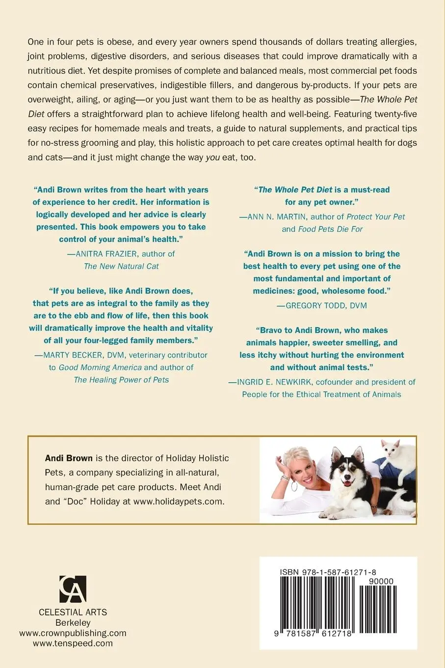 Rückseite: 9781587612718 | The Whole Pet Diet | Eight Weeks to Great Health for Dogs and Cats