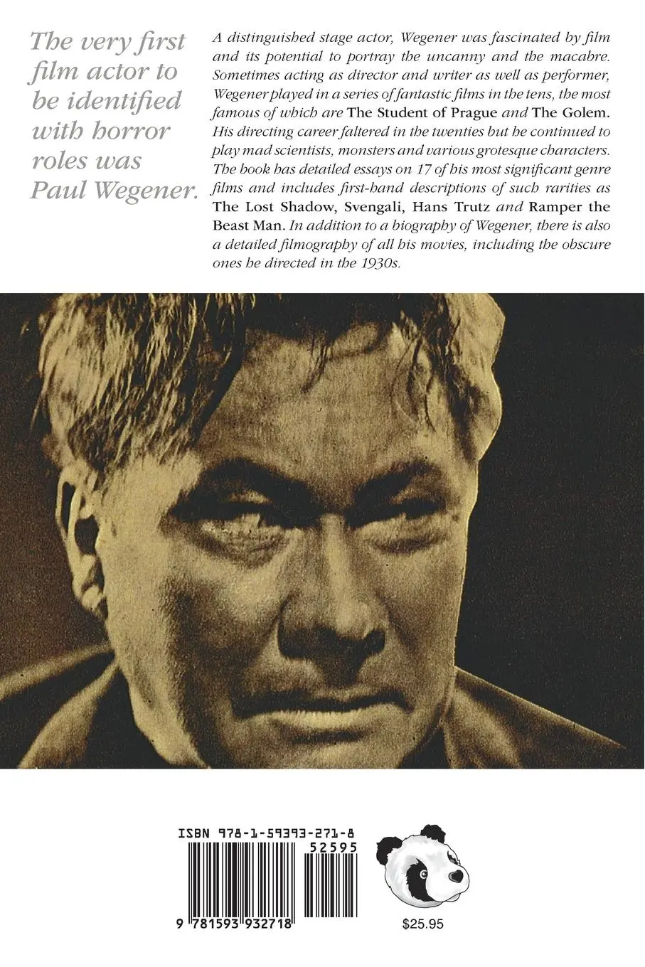 Rückseite: 9781593932718 | Many Selves | The Horror and Fantasy Films of Paul Wegener | Buch