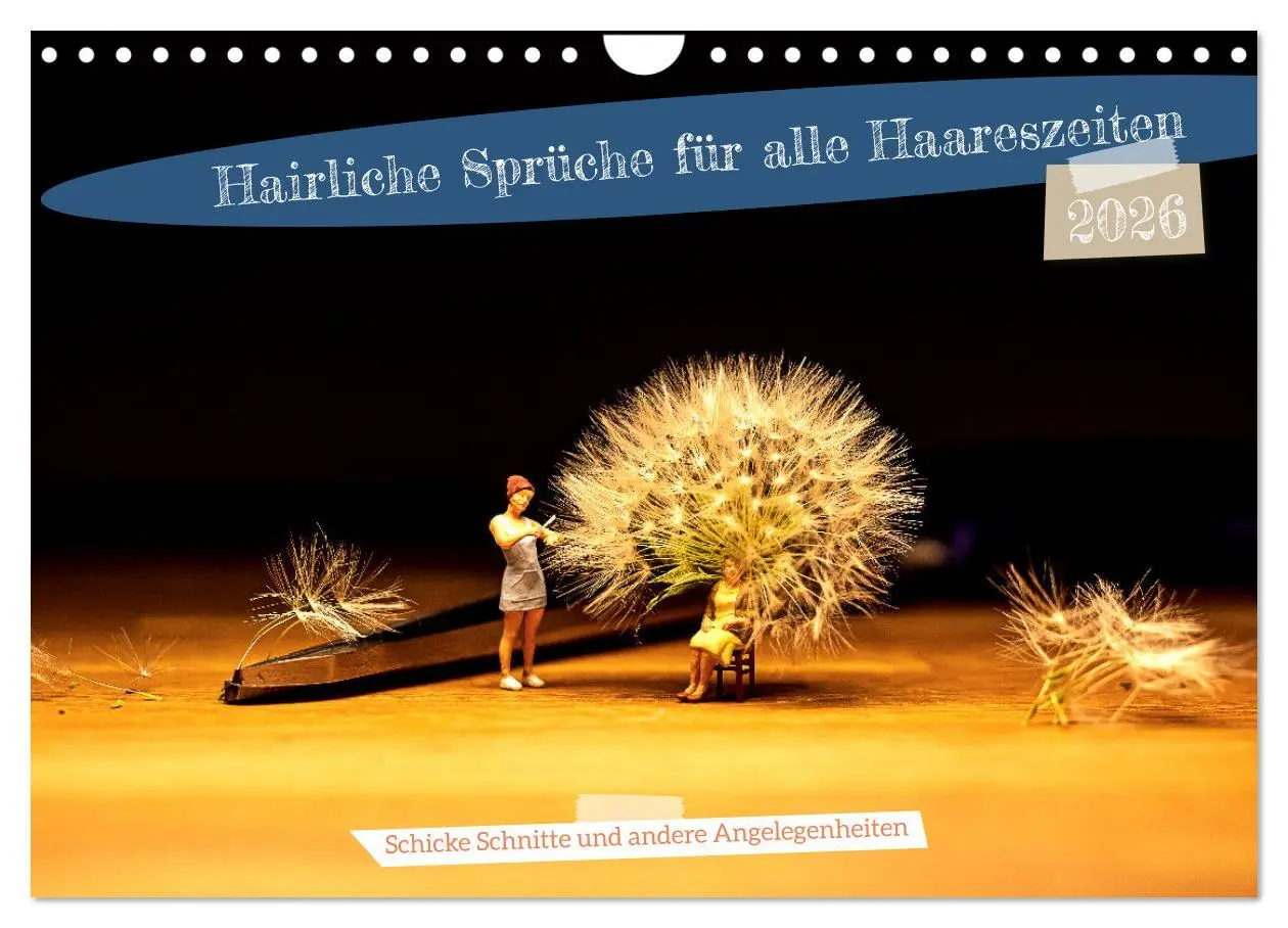 Cover: 9783457582718 | Hairliche Sprüche für alle Haareszeiten (Wandkalender 2026 DIN A4...