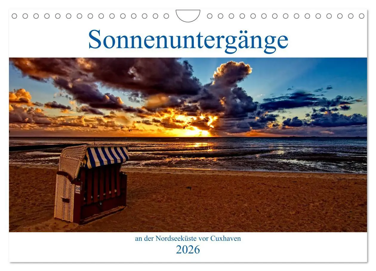 Cover: 9783457892718 | Sonnenuntergänge, an der Nordseeküste vor Cuxhaven (Wandkalender...