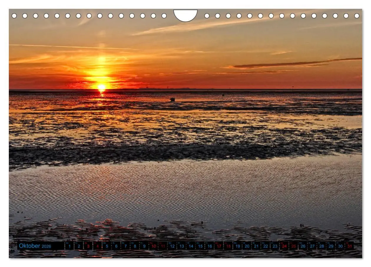 Bild: 9783457892718 | Sonnenuntergänge, an der Nordseeküste vor Cuxhaven (Wandkalender...