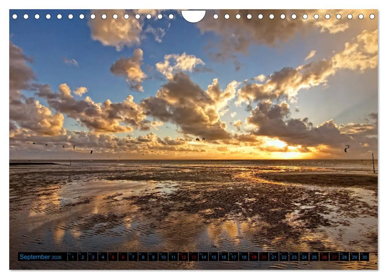 Bild: 9783457892718 | Sonnenuntergänge, an der Nordseeküste vor Cuxhaven (Wandkalender...