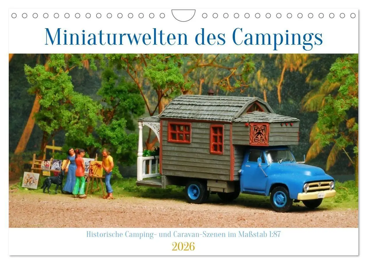 Cover: 9783516742718 | Miniaturwelten des Campings (Wandkalender 2026 DIN A4 quer),...