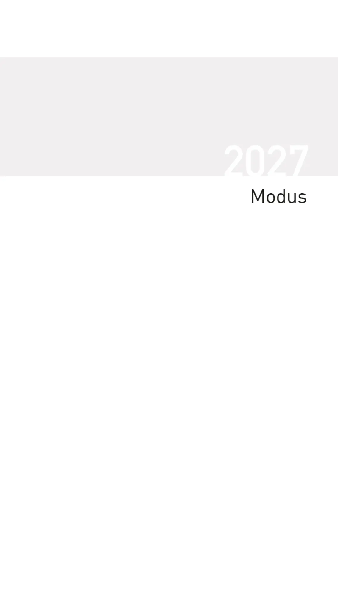 Cover: 9783819302718 | Taschenkalender Modus geheftet Einlage 2027 | Korsch Verlag | Buch