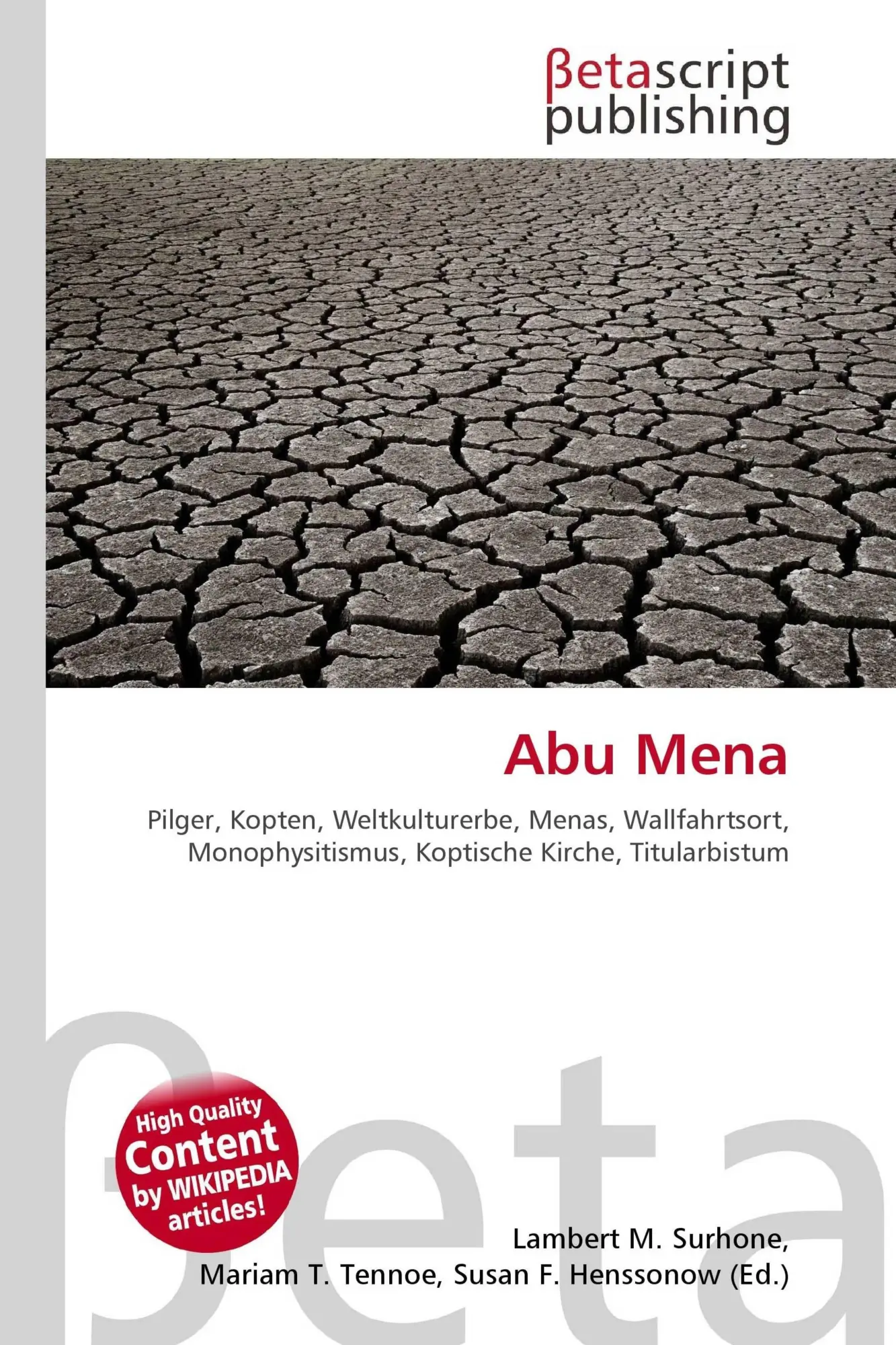 Cover: 9786130552718 | Abu Mena | Lambert M. Surhone (u. a.) | Taschenbuch | Deutsch | 2026