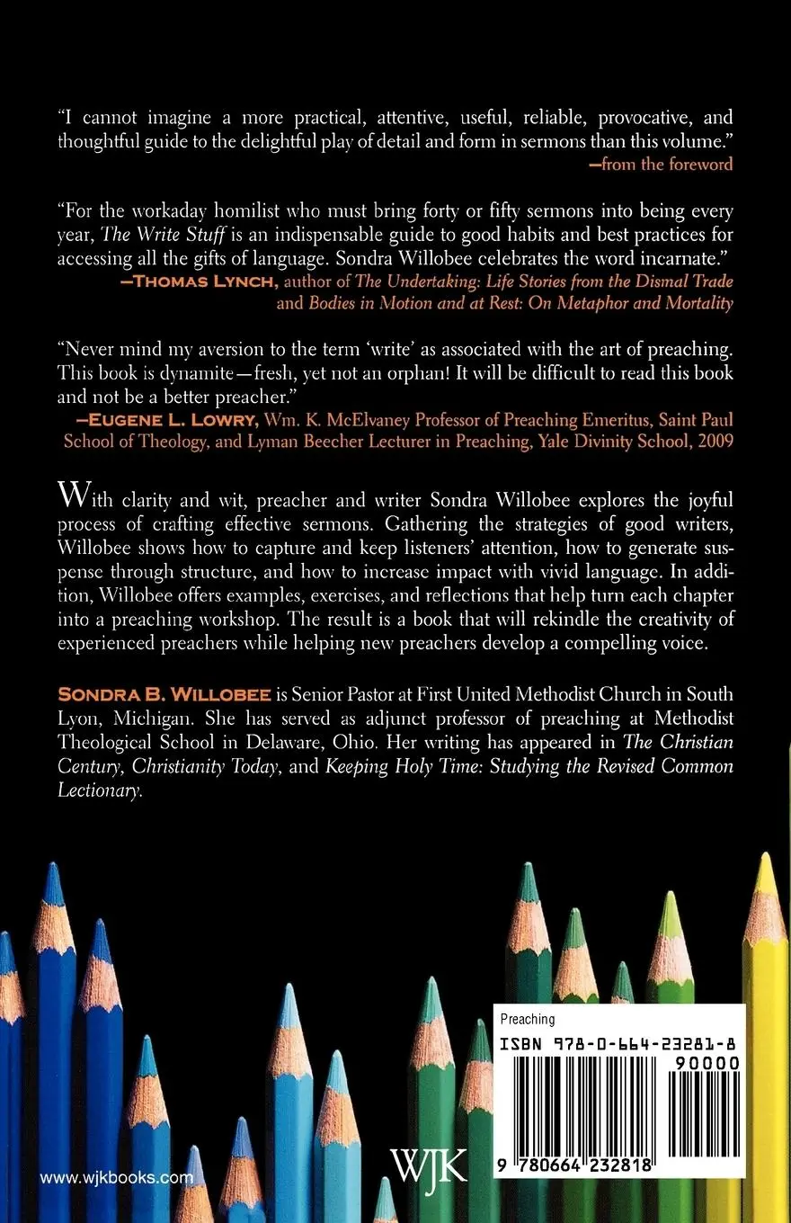 Rückseite: 9780664232818 | The Write Stuff | Sondra B Willobee | Taschenbuch | Englisch | 2011