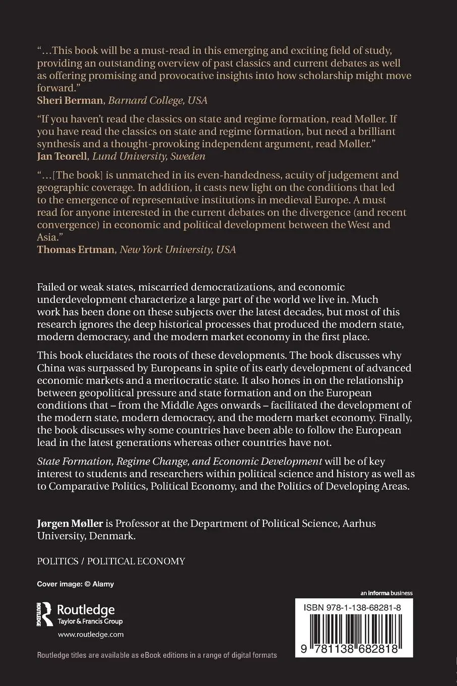 Rückseite: 9781138682818 | State Formation, Regime Change, and Economic Development | Møller