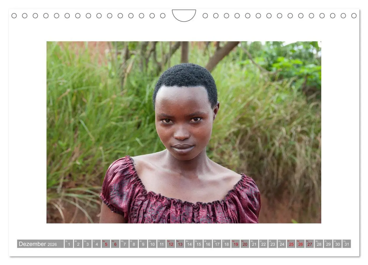 Bild: 9783457882818 | Ruanda (Wandkalender 2026 DIN A4 quer), CALVENDO Monatskalender | 2026