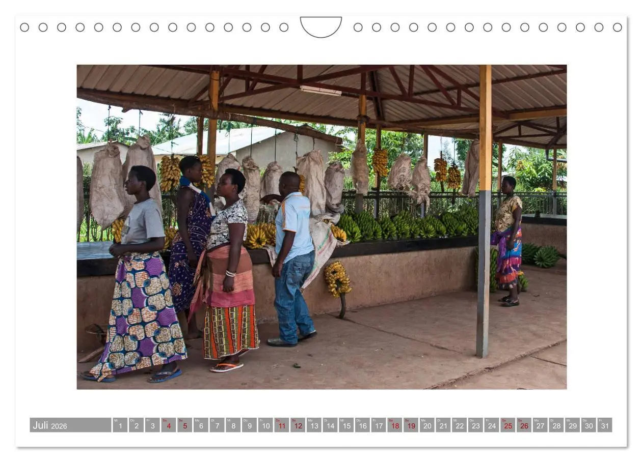 Bild: 9783457882818 | Ruanda (Wandkalender 2026 DIN A4 quer), CALVENDO Monatskalender | 2026