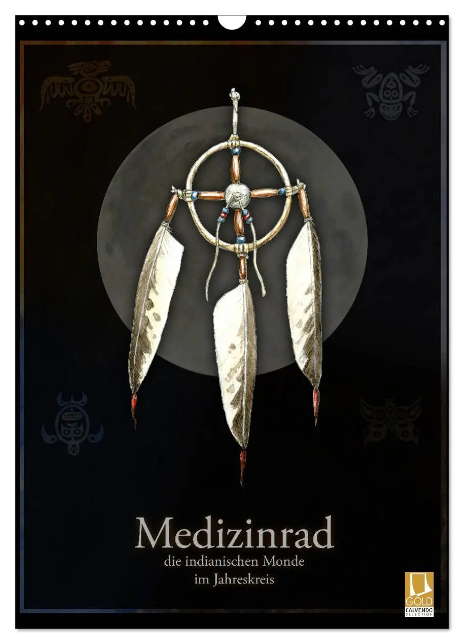 Cover: 9783516422818 | Medizinrad - die indianischen Monde im Jahreskreis (Wandkalender...