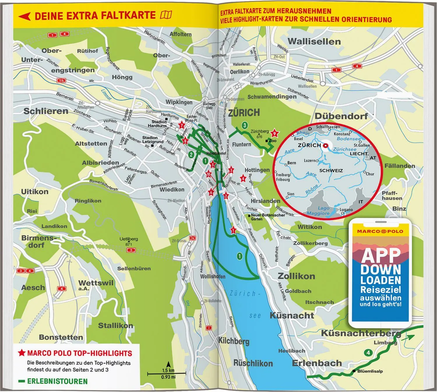Bild: 9783829742818 | MARCO POLO Reiseführer Zürich | Gabrielle Attinger | Taschenbuch