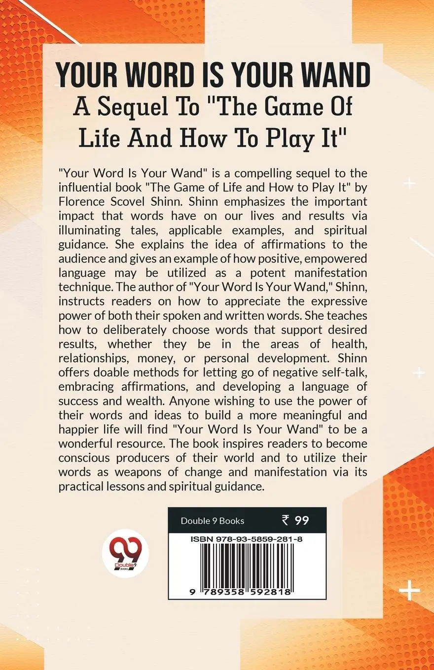 Rückseite: 9789358592818 | Your Word Is Your Wand A Sequel To "The Game Of Life And How To...