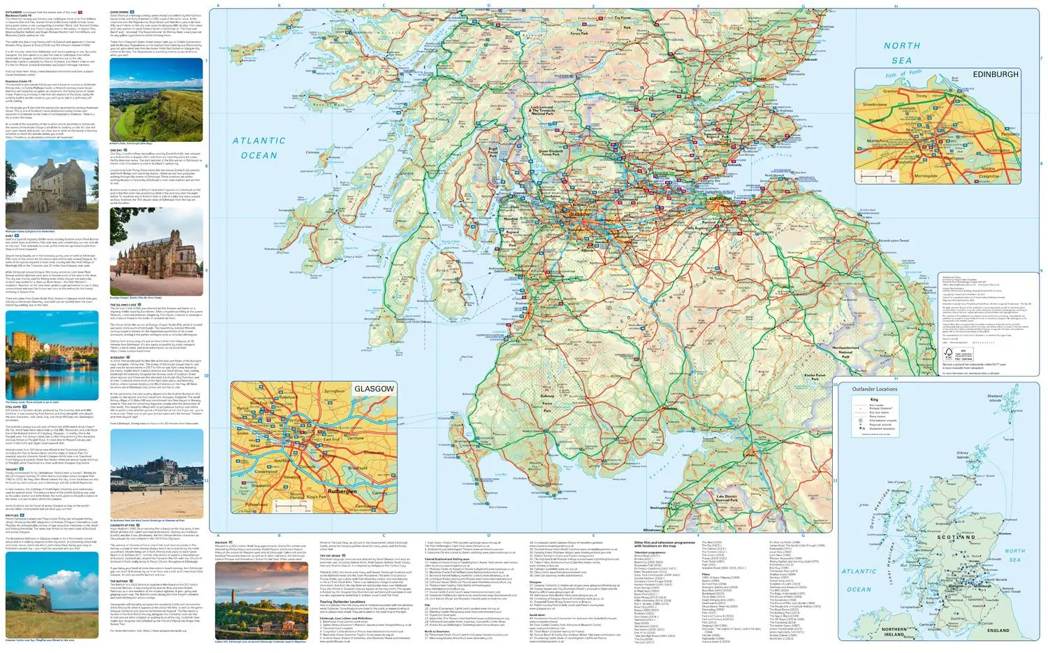 Bild: 9780008602918 | Collins Scotland Film and TV Location Map | Collins Maps | 2023