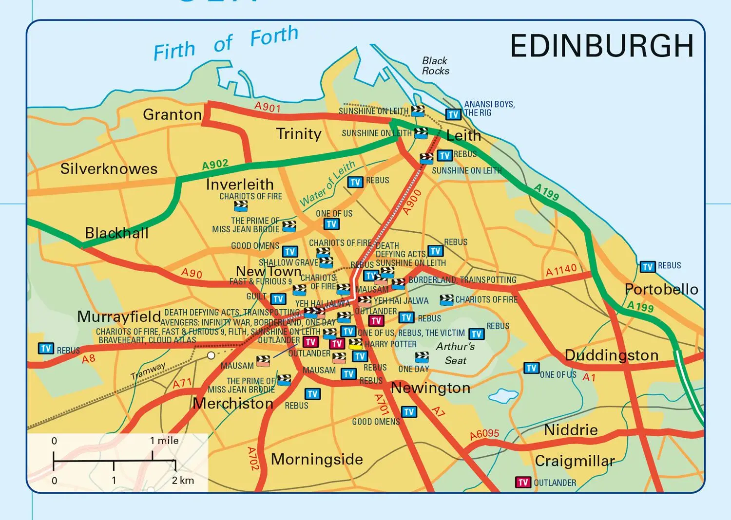 Bild: 9780008602918 | Collins Scotland Film and TV Location Map | Collins Maps | 2023