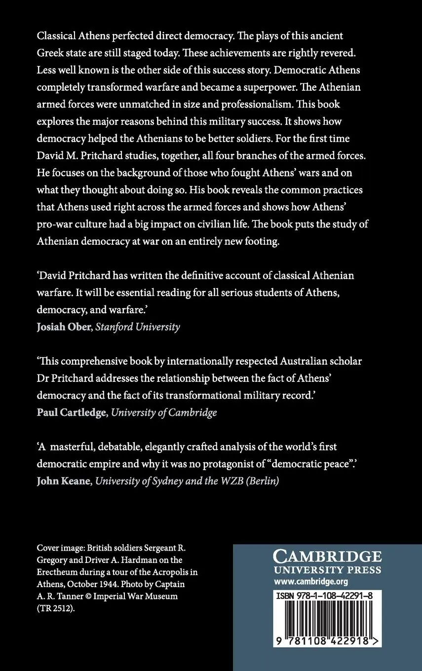 Rückseite: 9781108422918 | Athenian Democracy at War | David M Pritchard | Buch | Gebunden | 2019