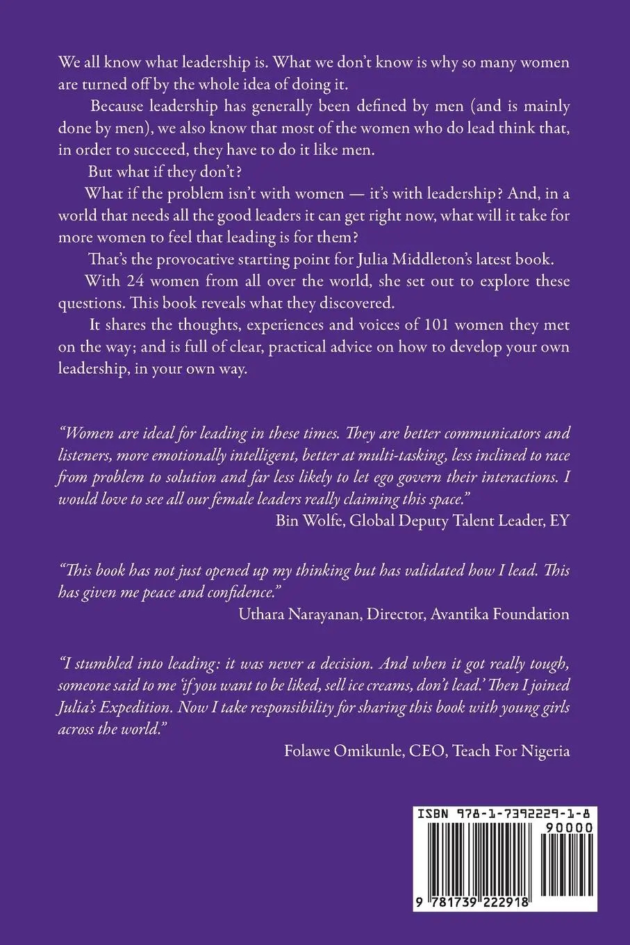 Rückseite: 9781739222918 | If That's Leading, I'm In | Women Redefining Leadership | Middleton