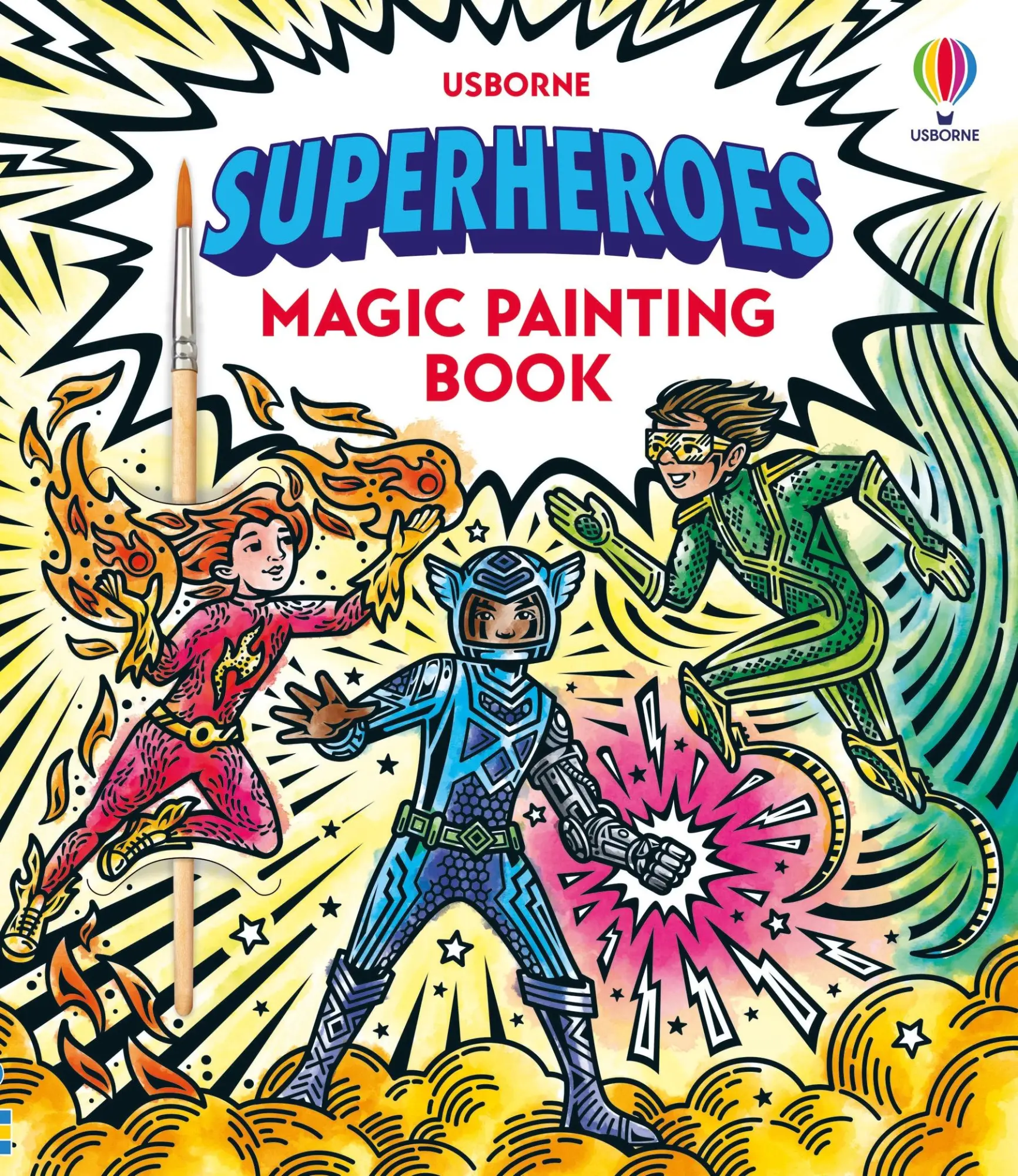 Cover: 9781805312918 | Superheroes Magic Painting Book | Sam Baer | Taschenbuch | Englisch