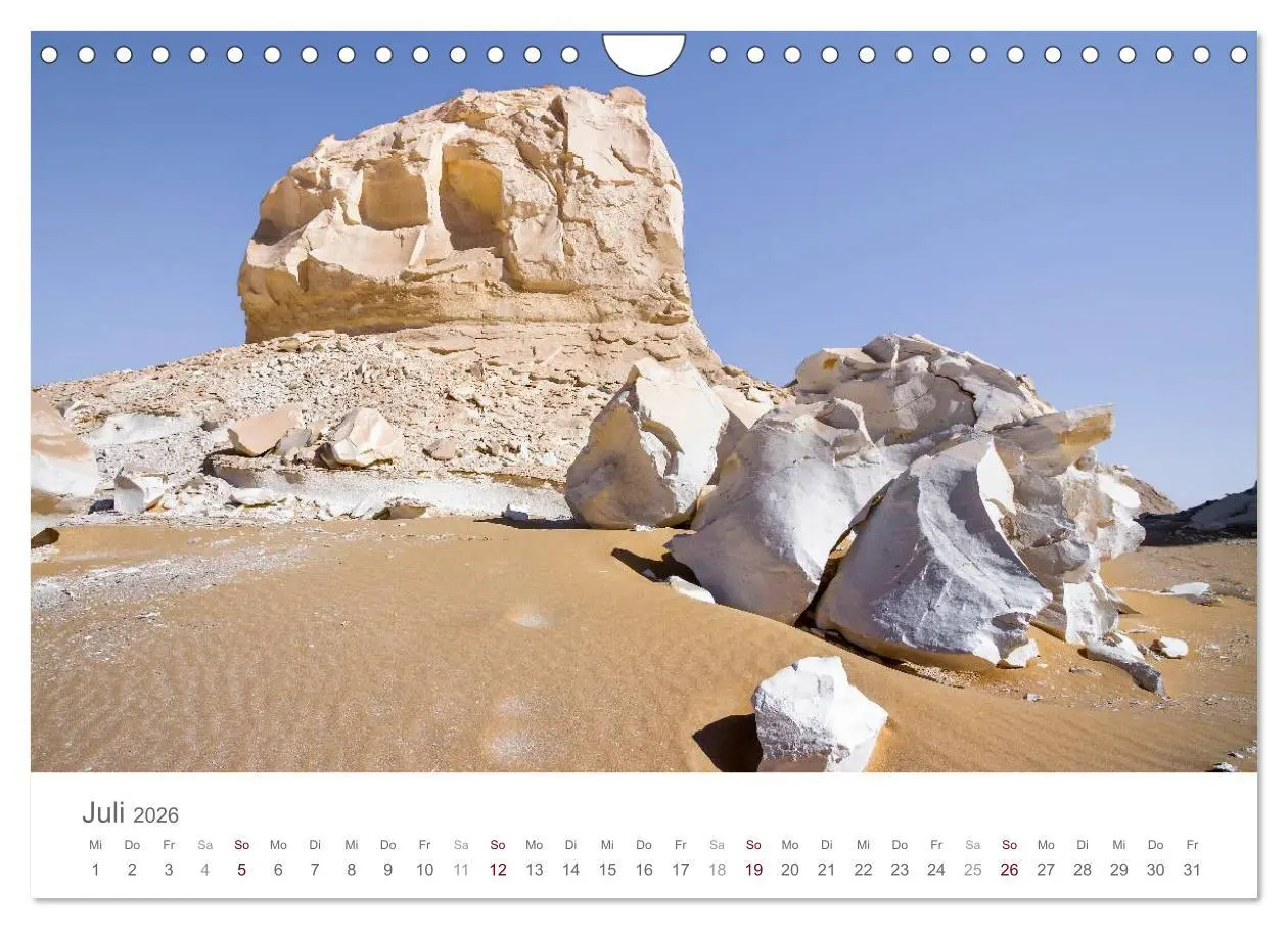 Bild: 9783516032918 | Impressionen - Weiße Wüste (Wandkalender 2026 DIN A4 quer),...