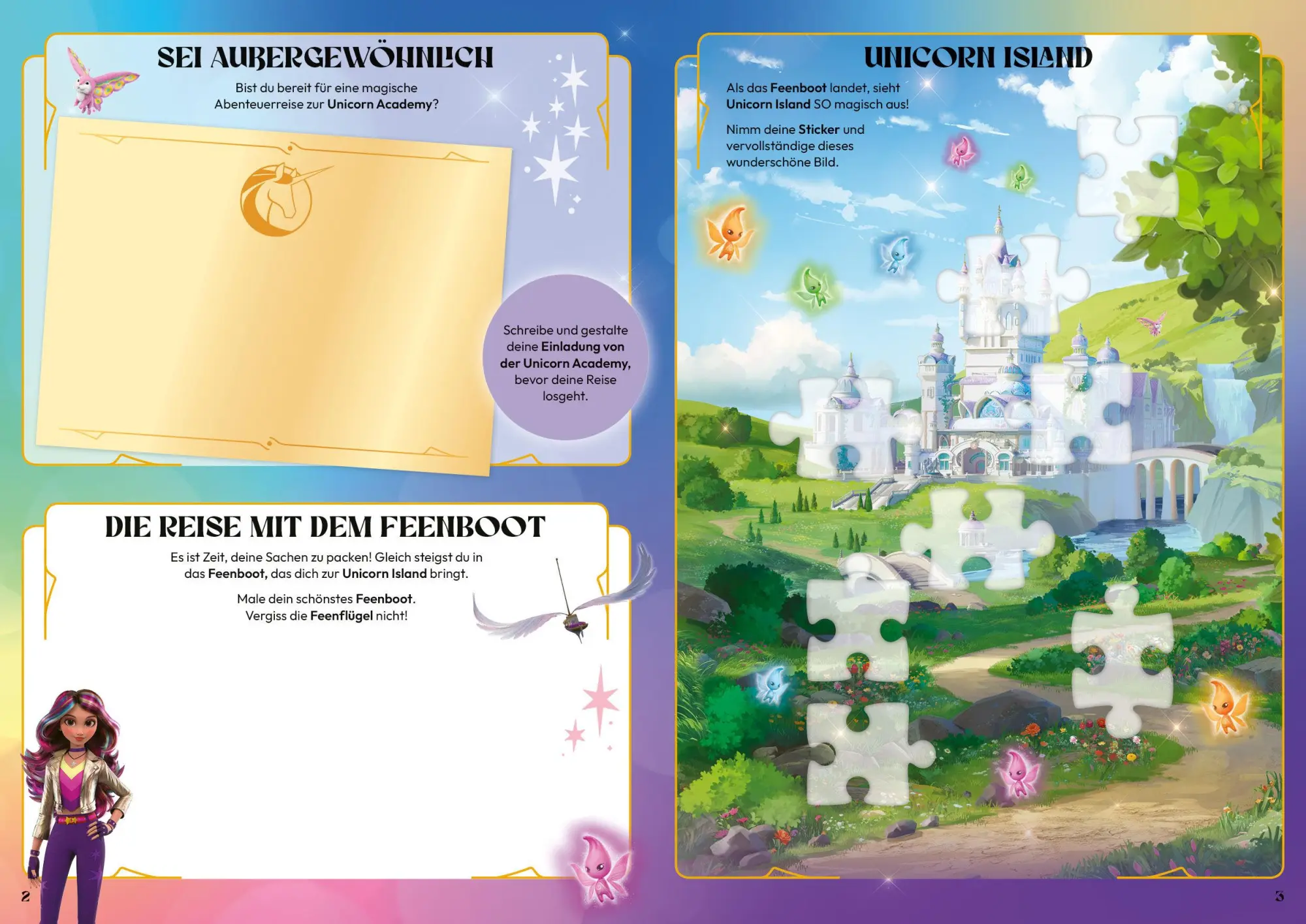 Bild: 9783570182918 | Unicorn Academy - Stickerbuch | Unicorn Academy | Buch | 24 S. | 2025