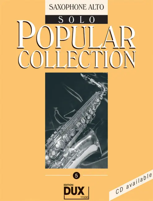 Cover: 9790500172918 | Popular Collection 5 | Altsaxophon solo | Buch | Dux Edition
