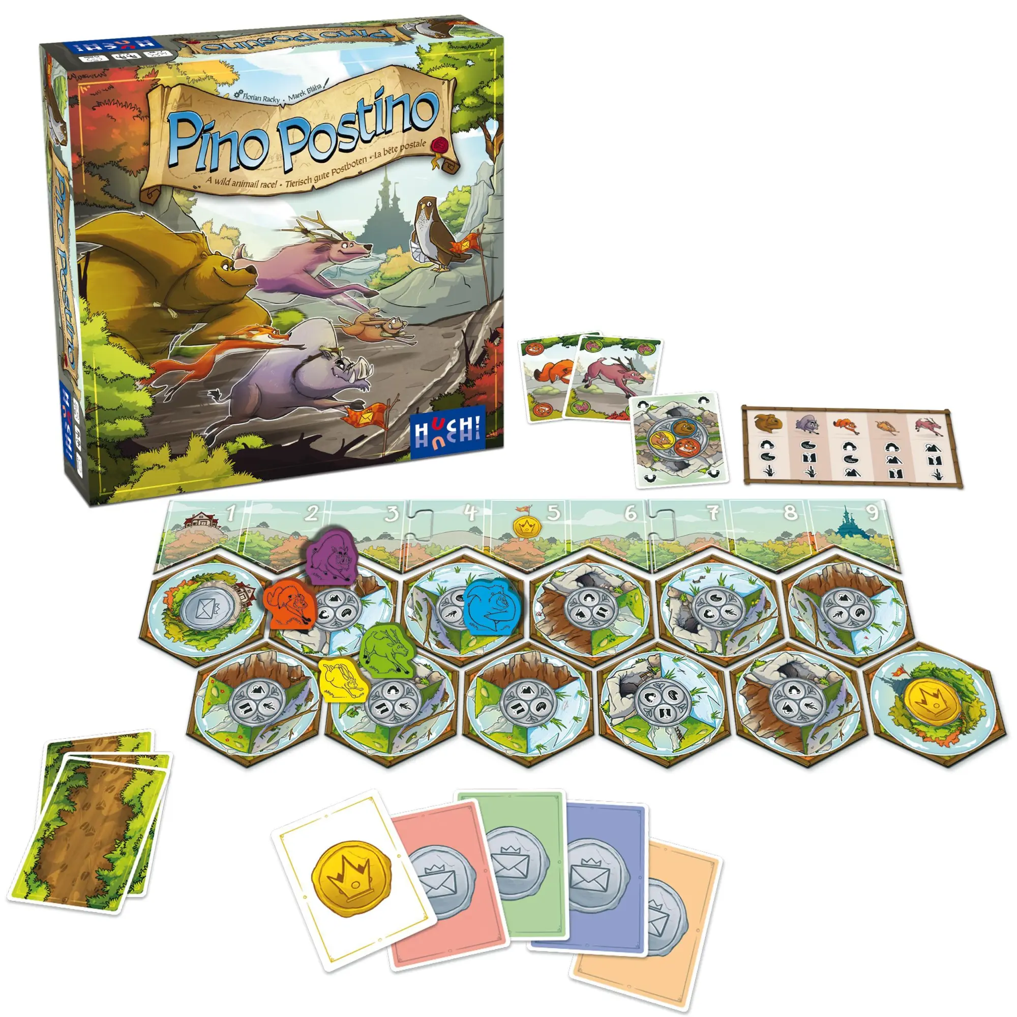Bild: 4260071883018 | Pino Postino | Florian Racky | Spiel | 883018 | Deutsch | 2024 | HUCH!