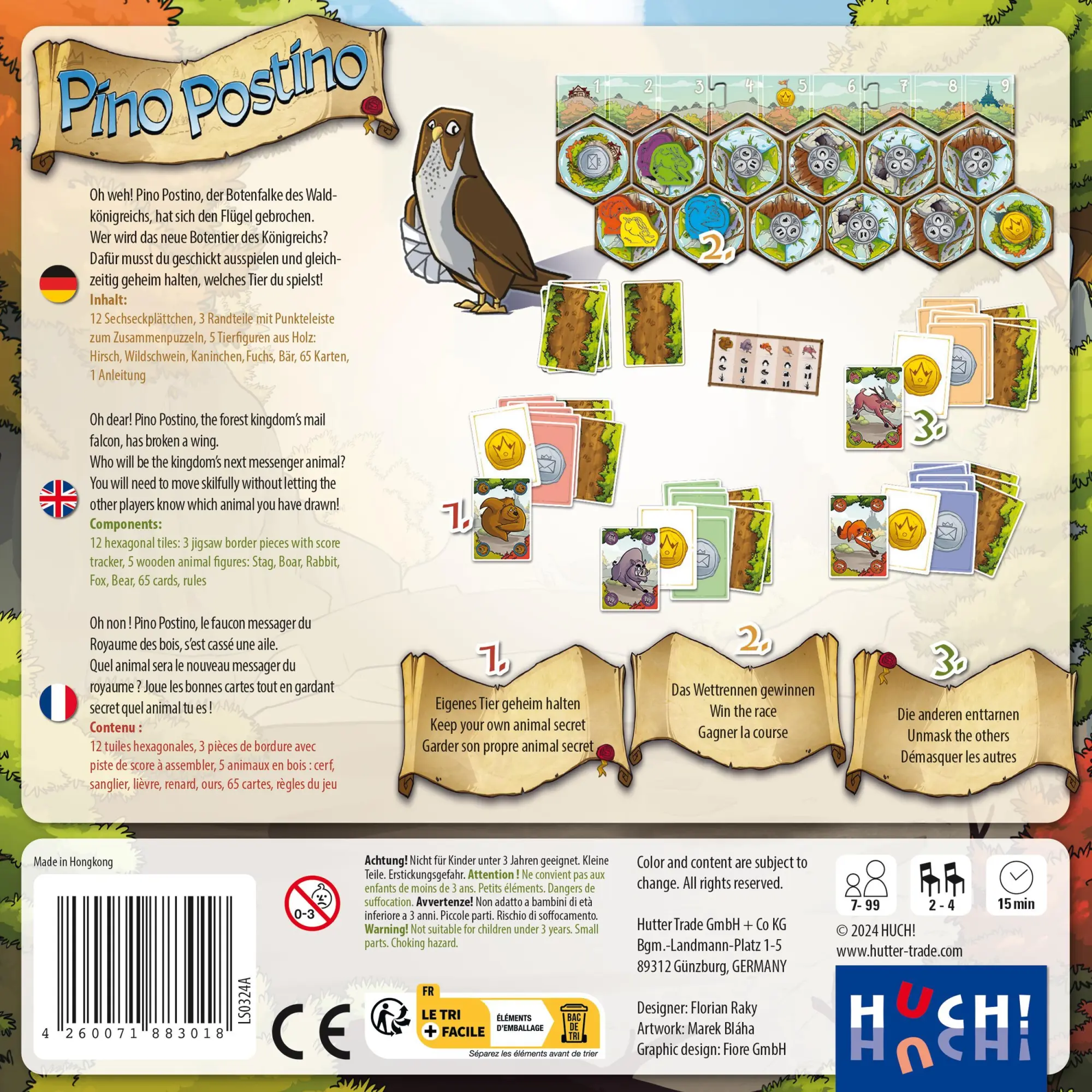 Bild: 4260071883018 | Pino Postino | Florian Racky | Spiel | 883018 | Deutsch | 2024 | HUCH!