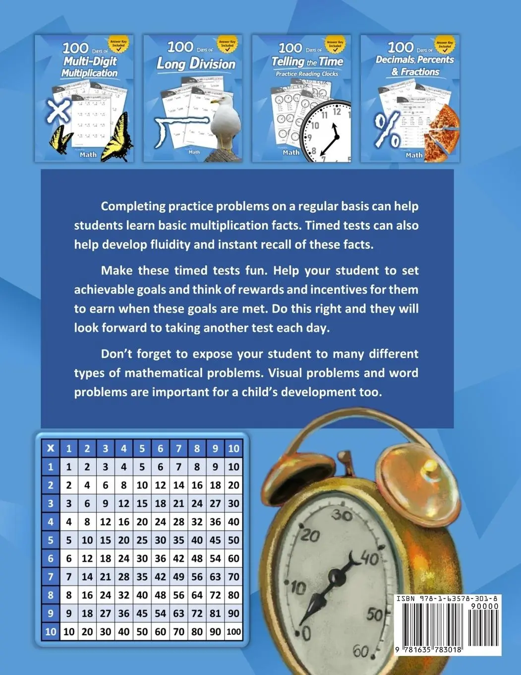 Rückseite: 9781635783018 | Humble Math - 100 Days of Timed Tests | Humble Math | Taschenbuch