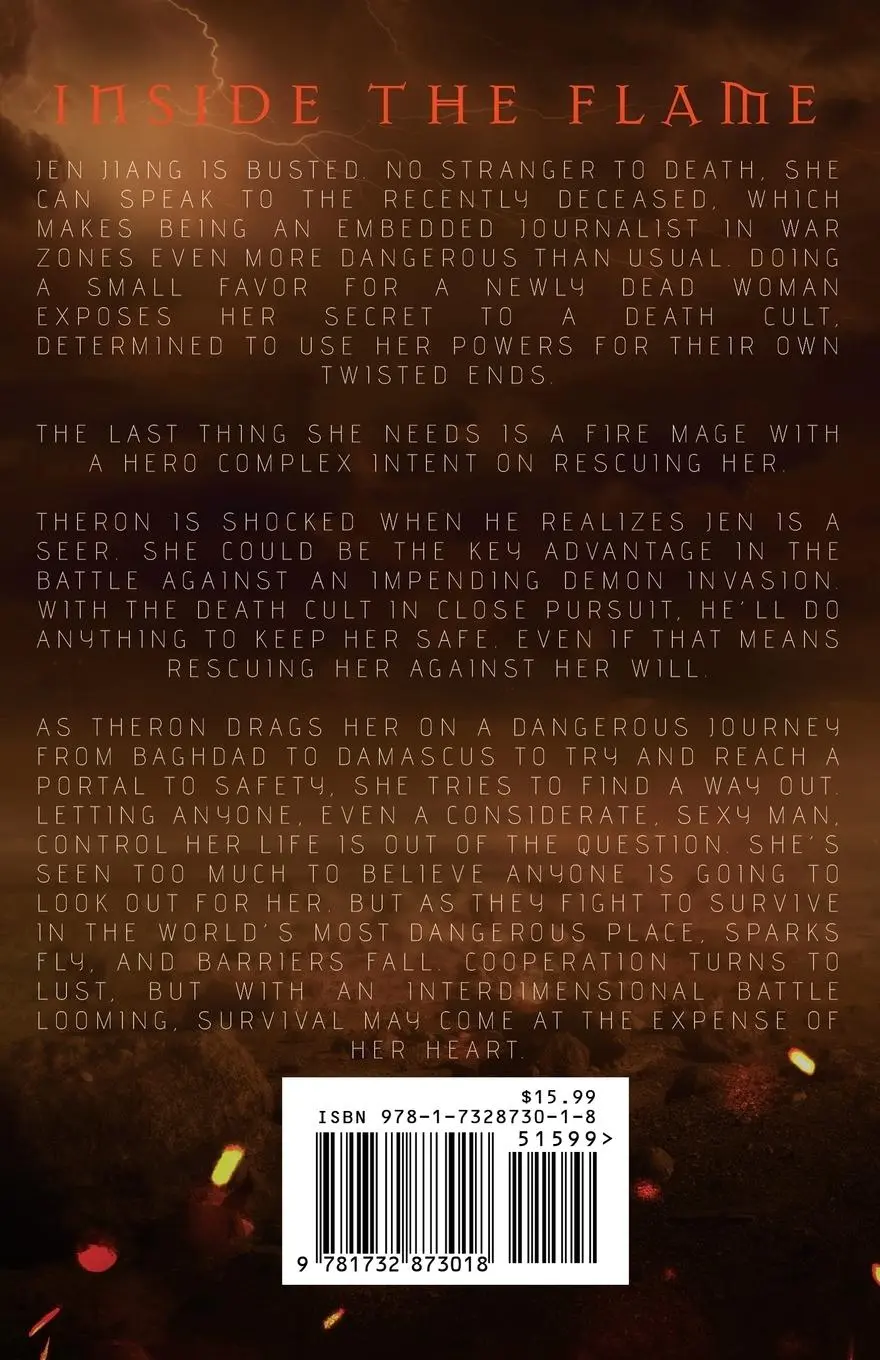 Rückseite: 9781732873018 | Inside the Flame | Rose O'Brien | Taschenbuch | Englisch | 2019
