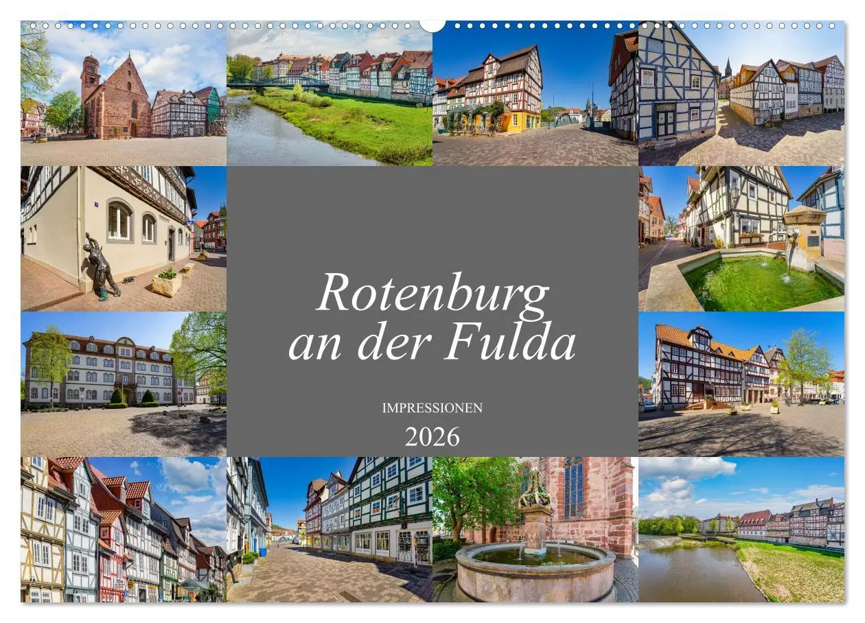 Cover: 9783457453018 | Rotenburg an der Fulda Impressionen (Wandkalender 2026 DIN A2...
