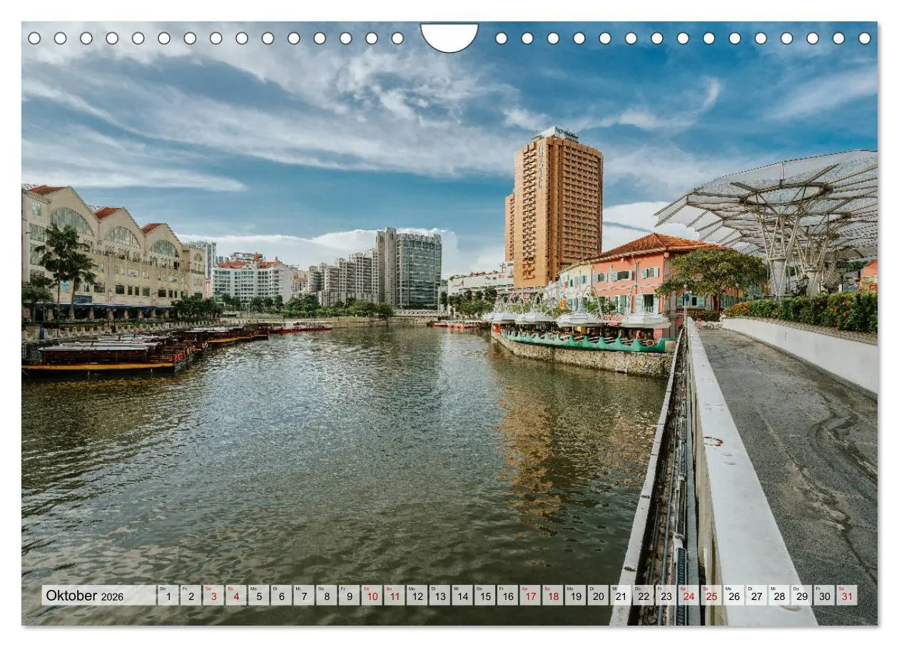 Bild: 9783457833018 | Singapur entdecken (Wandkalender 2026 DIN A4 quer), CALVENDO...