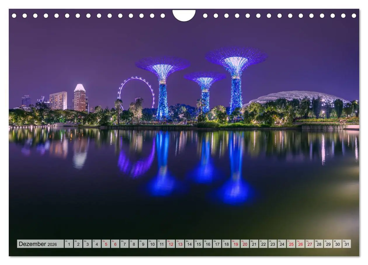 Bild: 9783457833018 | Singapur entdecken (Wandkalender 2026 DIN A4 quer), CALVENDO...
