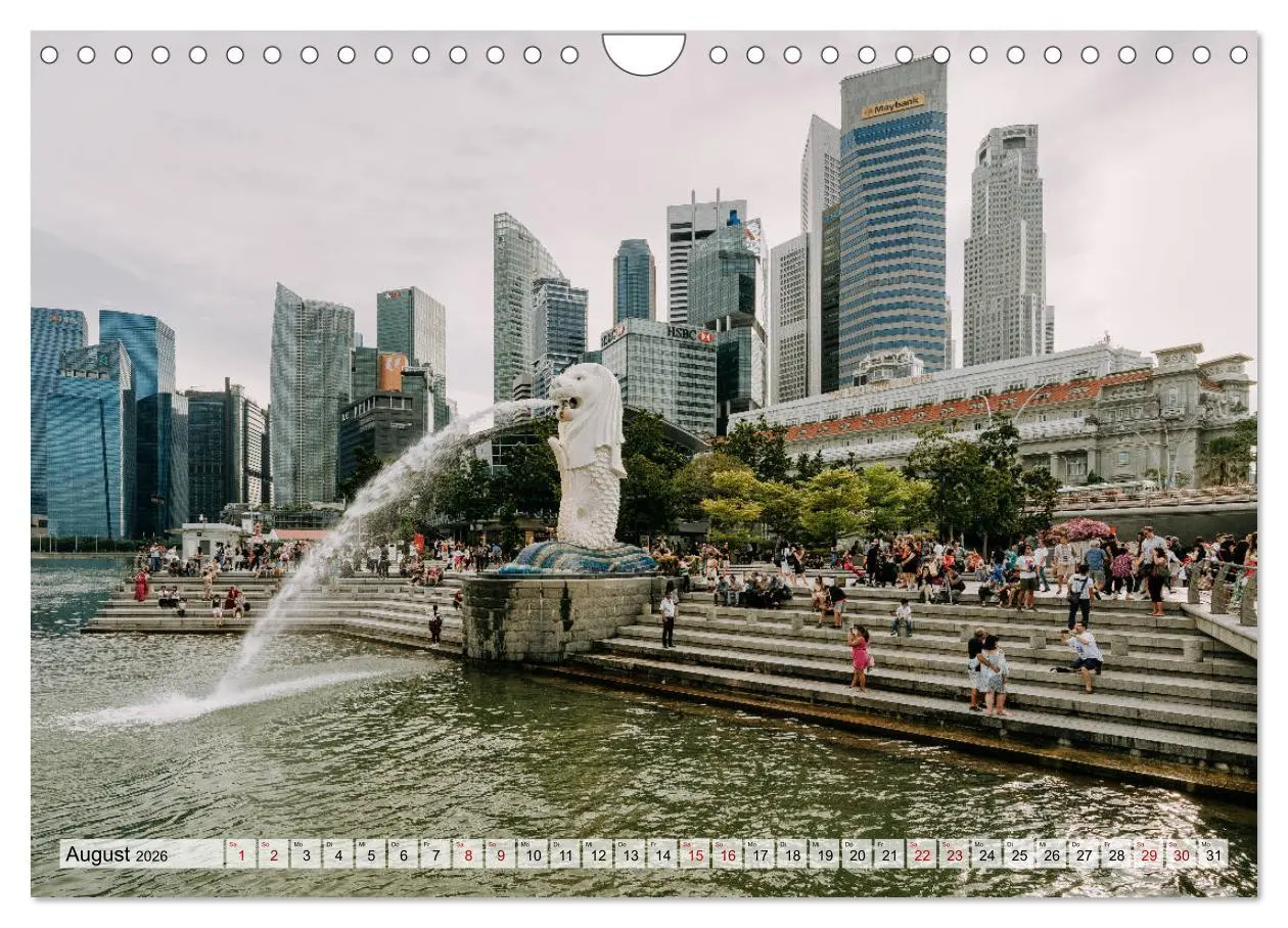 Bild: 9783457833018 | Singapur entdecken (Wandkalender 2026 DIN A4 quer), CALVENDO...