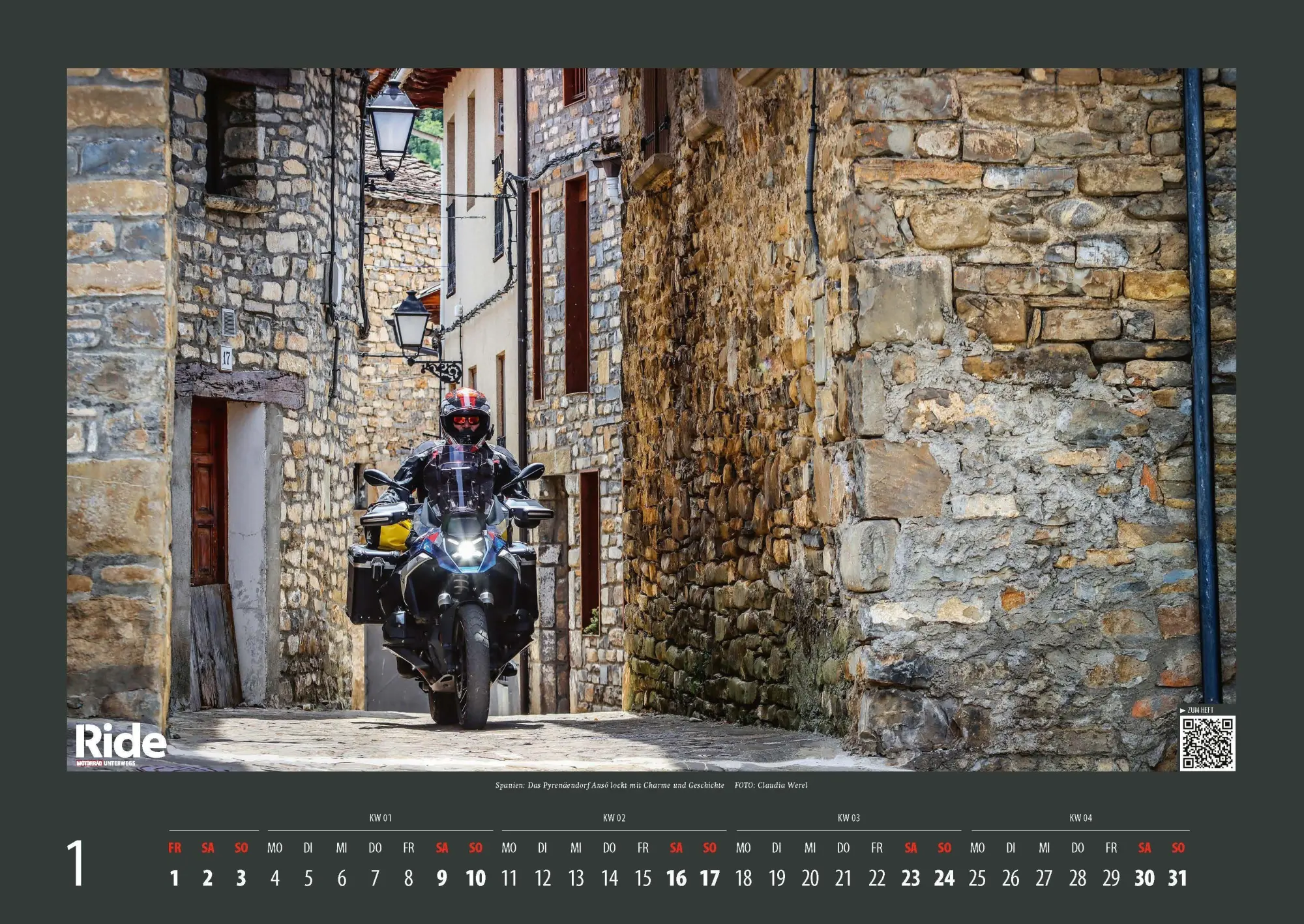 Bild: 9783613323018 | RIDE - Touring Impressionen 2027 | MOTORRAD unterwegs | Kalender
