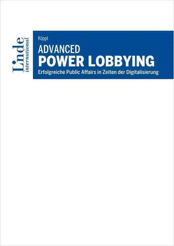Cover: 9783714303018 | Advanced Power Lobbying | Peter Köppl | Taschenbuch | 255 S. | Deutsch