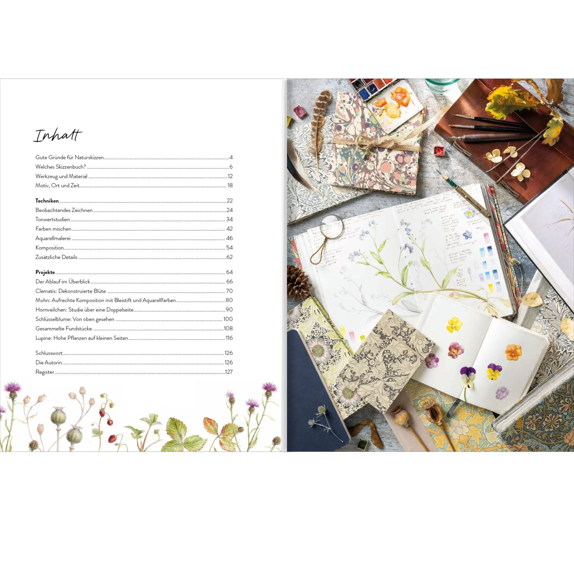 Bild: 9783735883018 | Sketching Nature | Dianne Sutherland | Buch | 128 S. | Deutsch | 2026