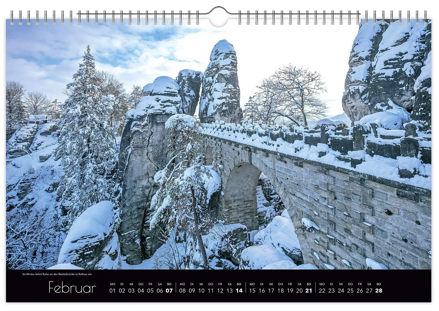 Bild: 9783912303018 | Kalender Faszinierende Sächsische Schweiz 2027 | Peter Schubert | 2027