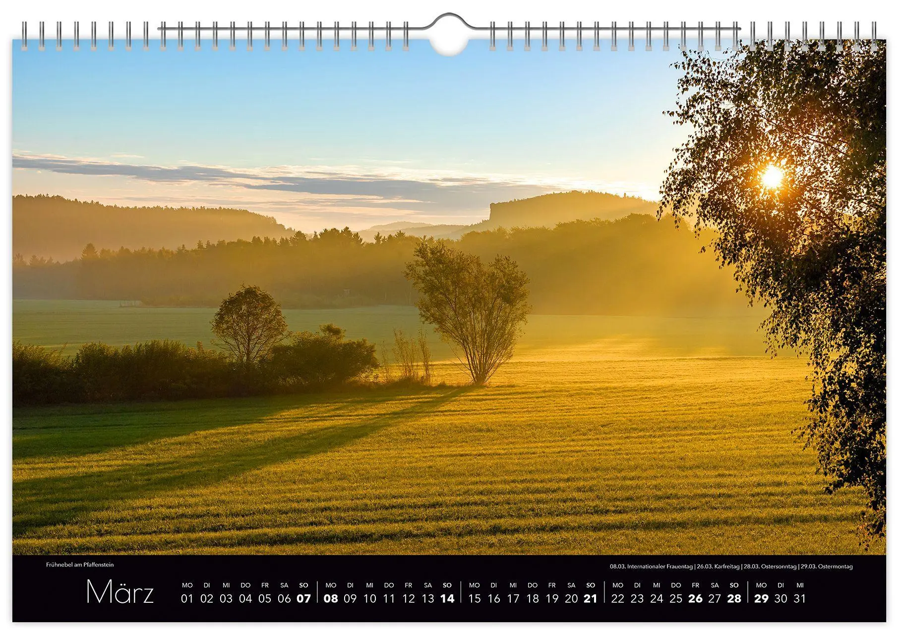 Bild: 9783912303018 | Kalender Faszinierende Sächsische Schweiz 2027 | Peter Schubert | 2027