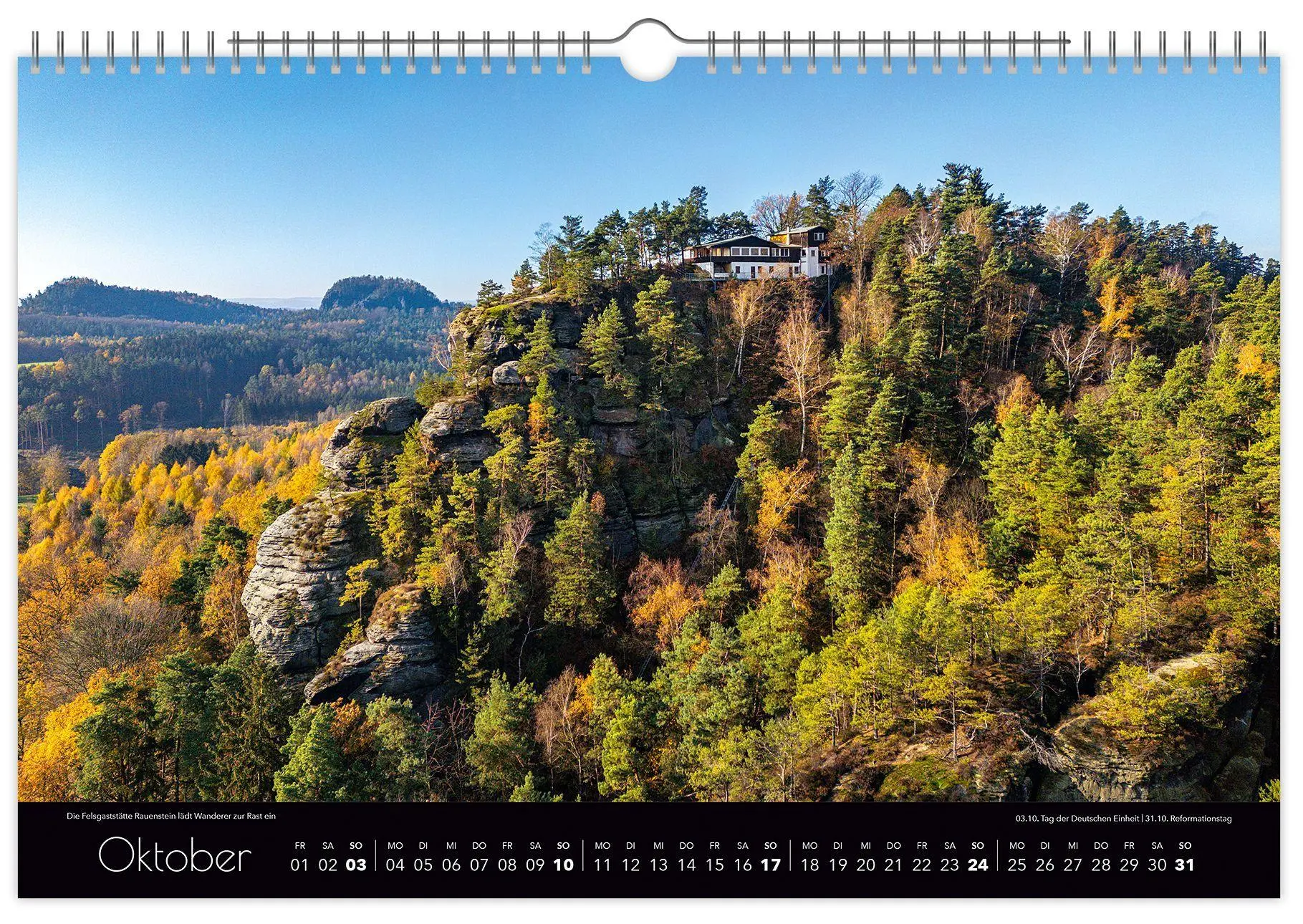 Bild: 9783912303018 | Kalender Faszinierende Sächsische Schweiz 2027 | Peter Schubert | 2027