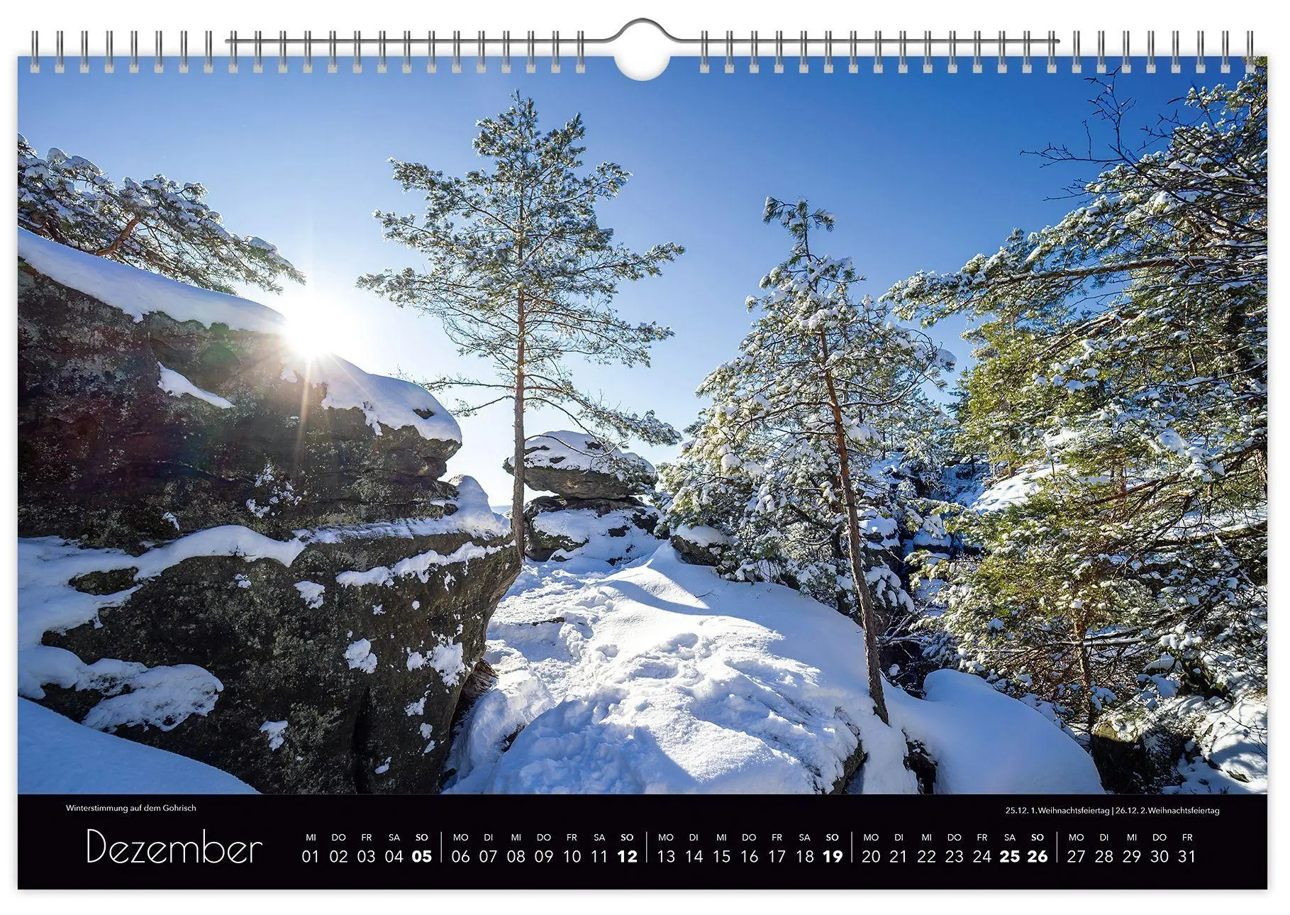 Bild: 9783912303018 | Kalender Faszinierende Sächsische Schweiz 2027 | Peter Schubert | 2027