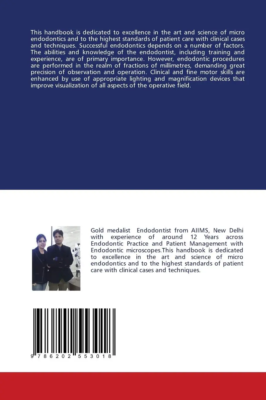 Rückseite: 9786202553018 | Microscopes in Endodontics. Clinical Cases with Techniques. | Buch