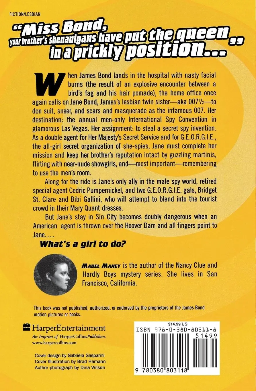 Rückseite: 9780380803118 | The Girl with the Golden Bouffant | An Original Jane Bond Parody