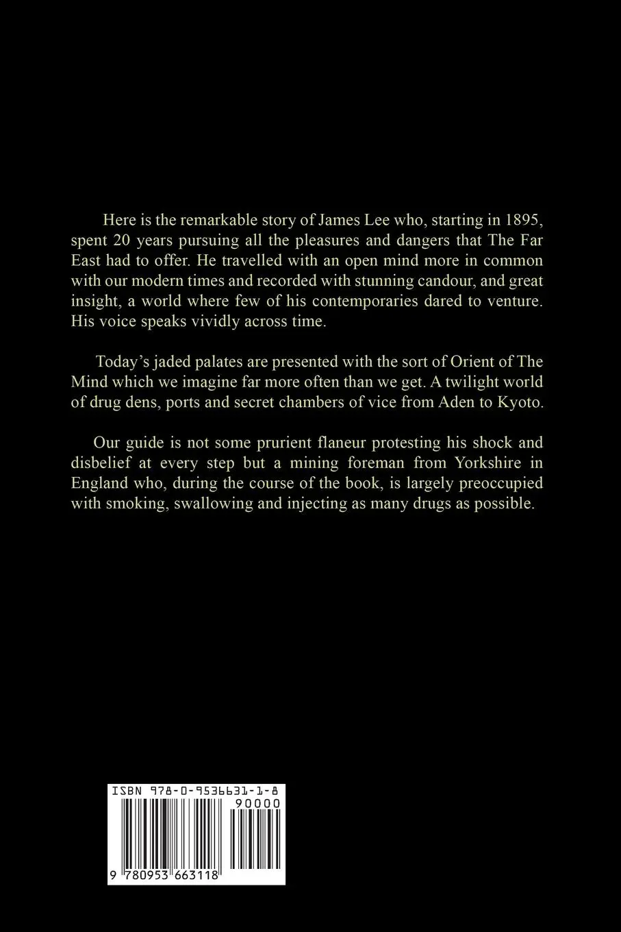Rückseite: 9780953663118 | The Underworld of the East | James S. Lee | Taschenbuch | Englisch