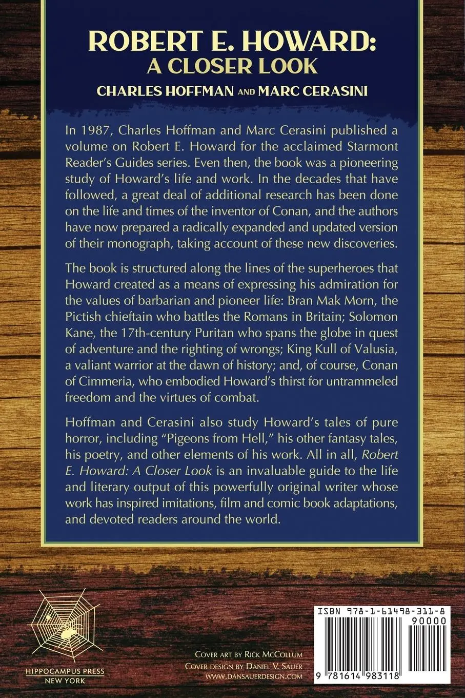 Rückseite: 9781614983118 | Robert E. Howard | A Closer Look | Charles Hoffman (u. a.) | Buch