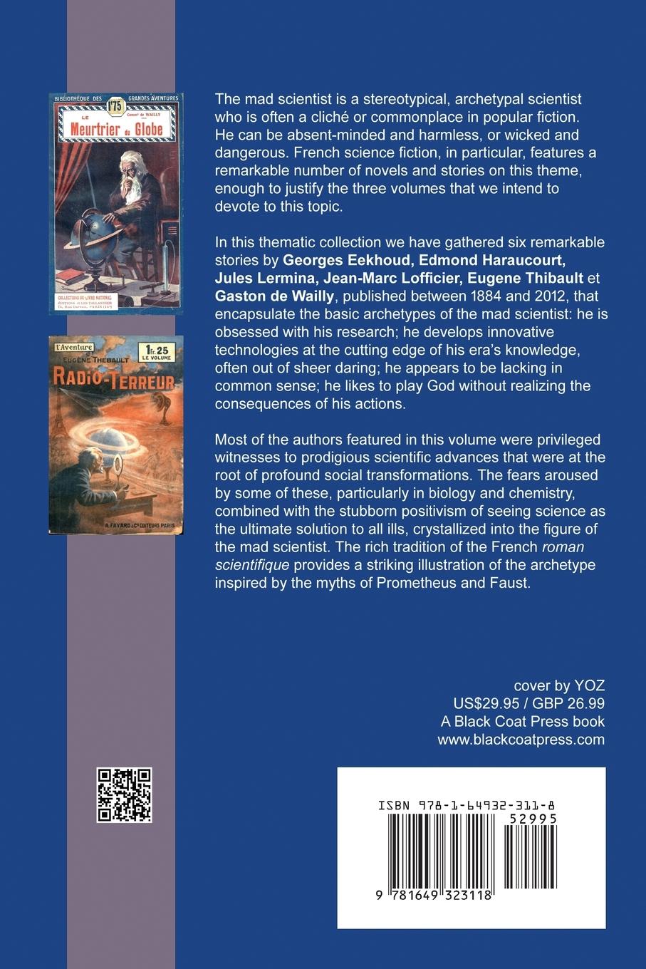 Rückseite: 9781649323118 | French Tales of Mad Scientists Volume 3 | Jean-Marc Lofficier | Buch