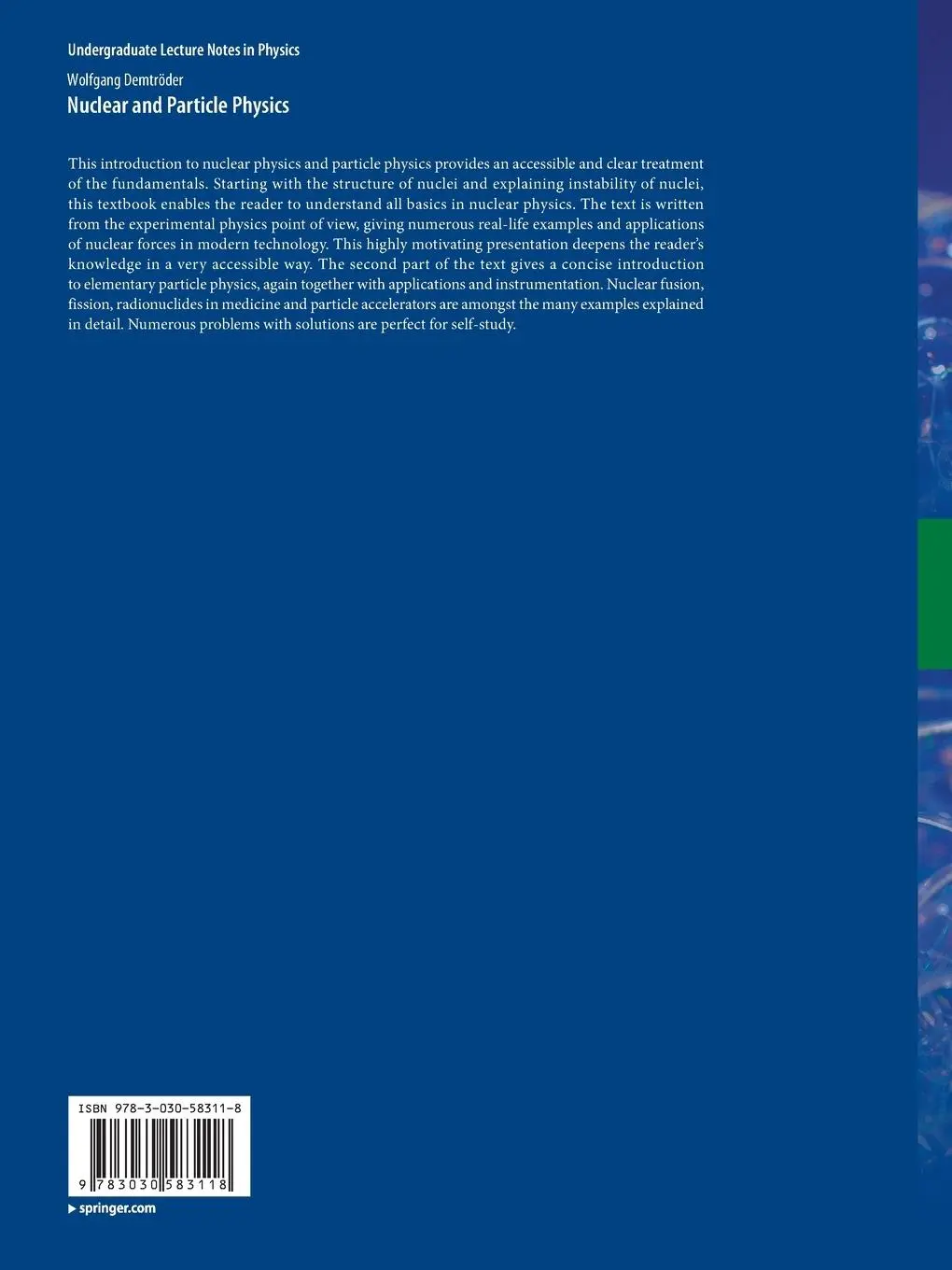 Rückseite: 9783030583118 | Nuclear and Particle Physics | Wolfgang Demtröder | Taschenbuch | xiii