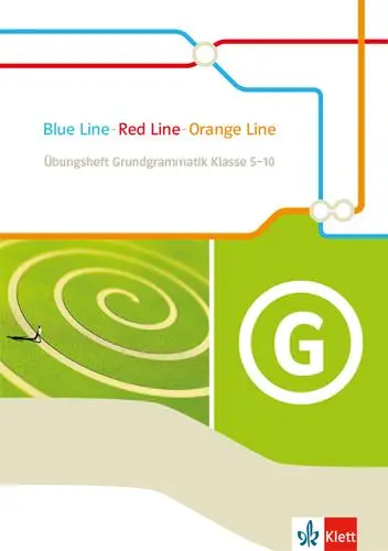Cover: 9783125483118 | Blue Line - Red Line - Orange Line. Übungsheft Grundgrammatik...