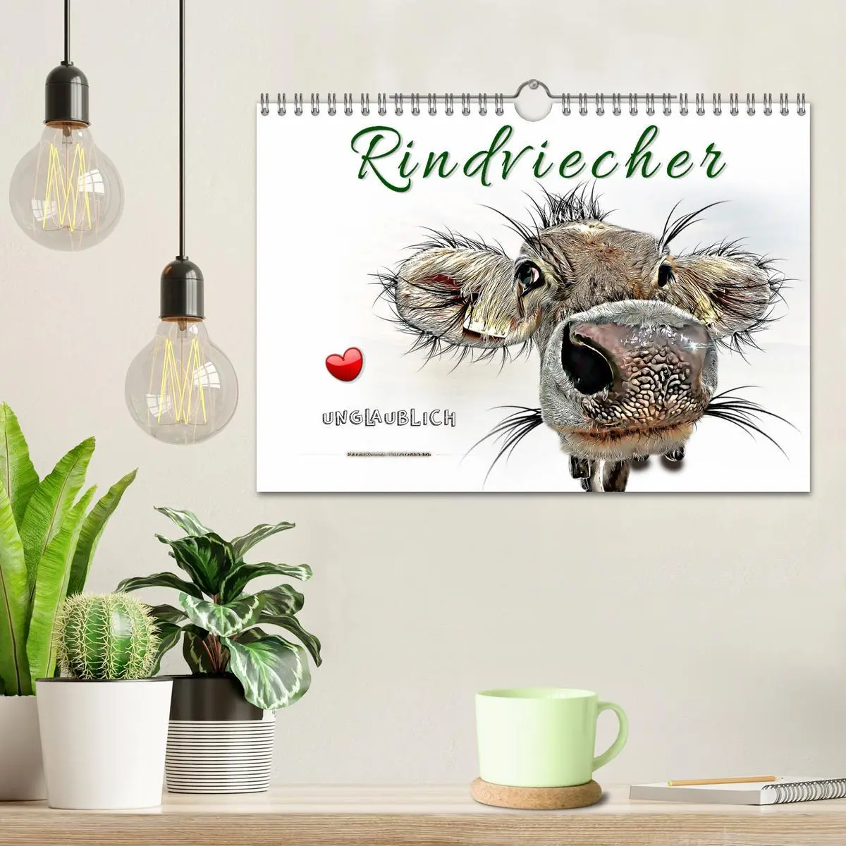 Bild: 9783457753118 | Rindviecher unglaublich (Wandkalender 2026 DIN A4 quer), CALVENDO...